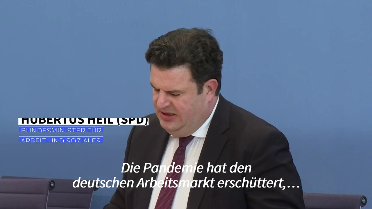 Heil: 2021 soll 'Jahr der Ausbildung' werden