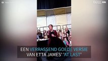 Scholiere doet toeschouwers versteld staan met prachtige versie van 'At Last'