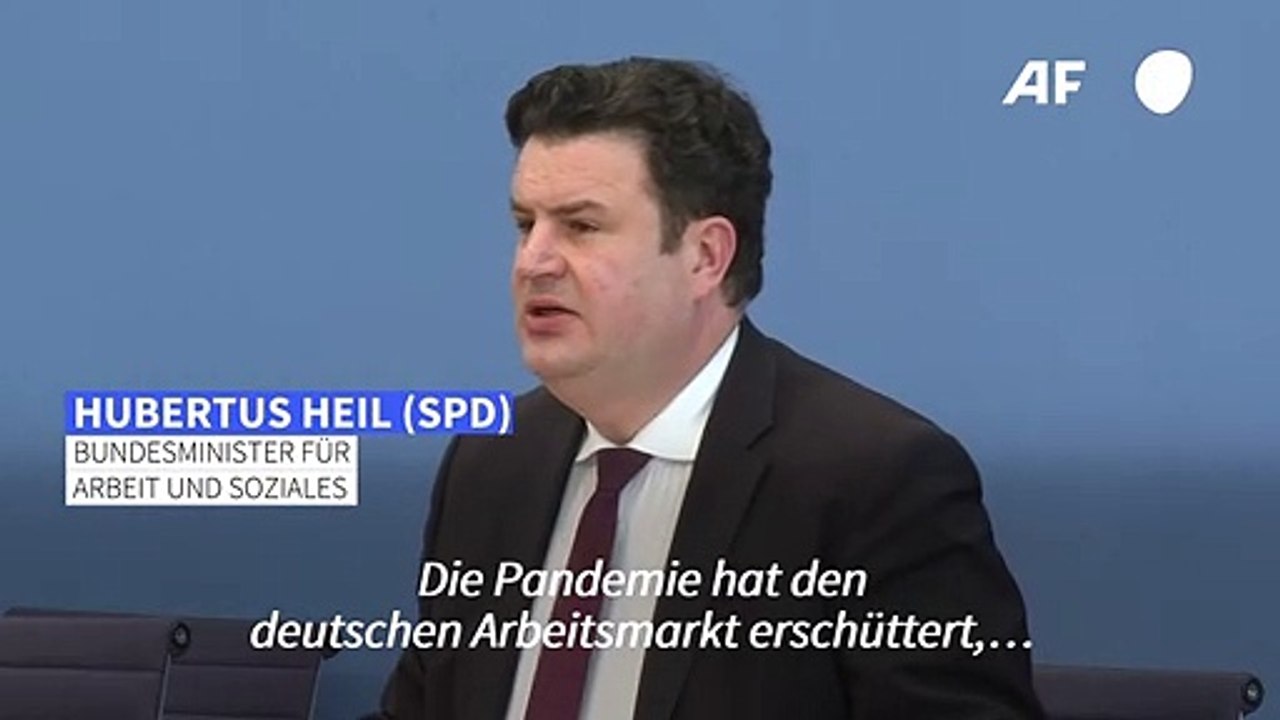 Heil: 2021 soll 'Jahr der Ausbildung' werden