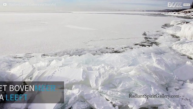 Levens ijs in het Bovenmeer in de VS!