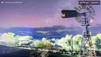 Fascinante Aurora Austral filmada em time-lapse