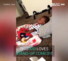 [TRANSLATE] - Kid loves watching stand-up comedy on TV
