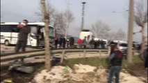 Son dakika haber: Bursa-Ankara kara yolunda zincirleme trafik kazası (1)