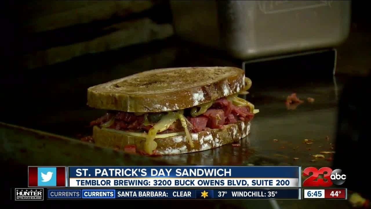 Foodie Friday: St. Patrick's Day sandwich at Te...