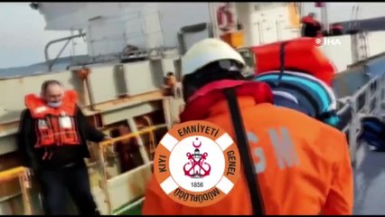 Şile’de kuru yük gemisi demir attı, ekipler harekete geçti