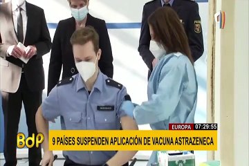 Europa: suspenden vacuna AstraZeneca en nueve países