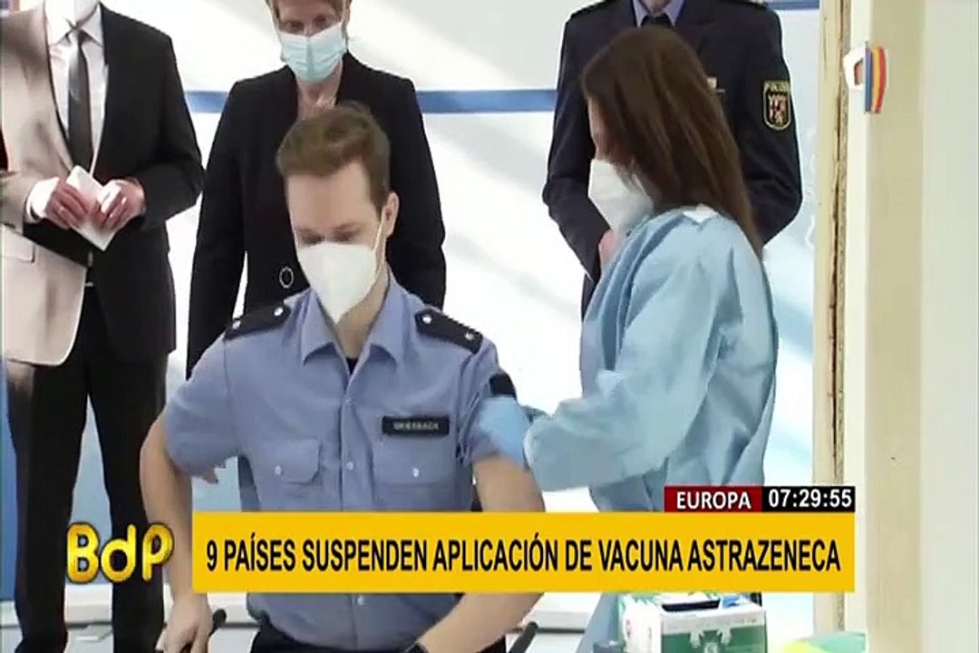 Europa: suspenden vacuna AstraZeneca en nueve países