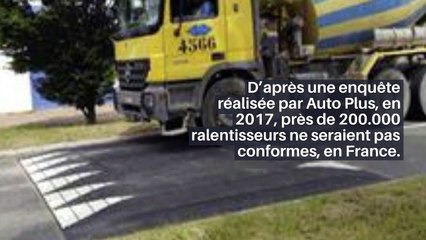 Des ralentisseurs non-conformes dans le viseur en France