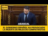 CONGRESO | Abascal acusa d'homicid imprudent el govern espanyol