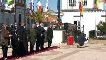 Moreno apela a la estabilidad del Gobierno andaluz en su visita a Palos de la Frontera