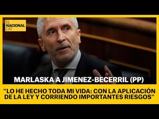 CONGRESO |MARLASKA A BECERRIL (PP): "Lo he hecho toda mi vida: aplicando la ley y corriendo riesgos"