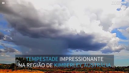 Time-lapse mostra tempestade na Austrália
