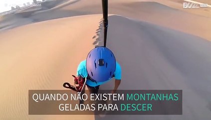 Sandboard: quando a neve é trocada por areia