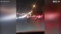 Homem capta enorme desentendimento entre dois condutores na estrada