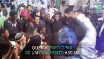 Casamento épico ao som de heavy metal!