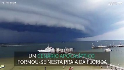 Nuvem assustadora é filmada no céu da Flórida