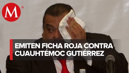 Interpol gira ficha roja para detener a Cuauhtémoc Gutiérrez de la Torre