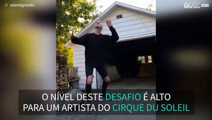 Este “basketball beer challenge” é de outro nível