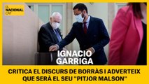Ignacio Garriga critica el discurs 