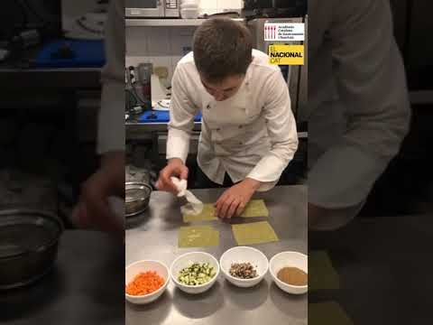 Joves cuiners per a l’estiu del 2020 (5): Raviolis de foie gras i gambes amb Marc Fiol