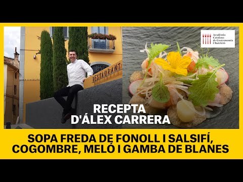Joves cuiners per a l’estiu del 2020 (8): Sopa freda de fonoll i salsifí amb Álex Carrera