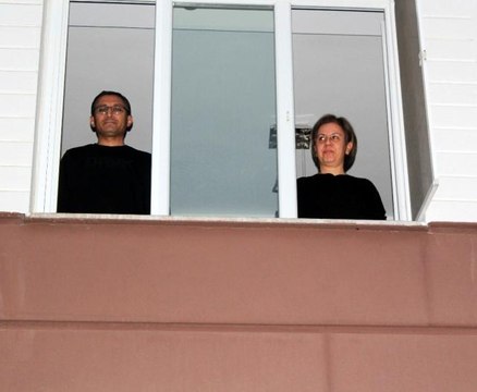 Manisa'nın Alaşehir ilçesinde gök kubbe İstiklal Marşı ile inledi