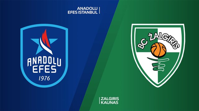 Anadolu Efes Istanbul - Zalgiris Kaunas Highlights | Turkish Airlines EuroLeague, RS Round 29