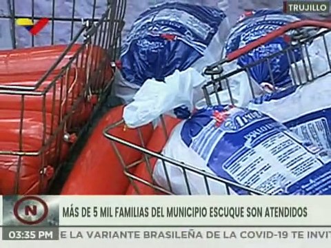 Beneficiadas más de 5 mil familias con 13 toneladas de proteínas en el municipio Escuque de Trujillo