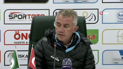 Giresunspor - Bandırmaspor maçının ardından