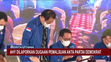 AHY Dilaporkan Dugaan Pemalsuan Akta Partai Demokrat
