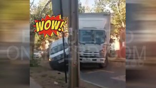 Camionero furioso y descontrolado