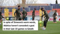 'Atlético ready for intense and aggressive Getafe' - Simeone