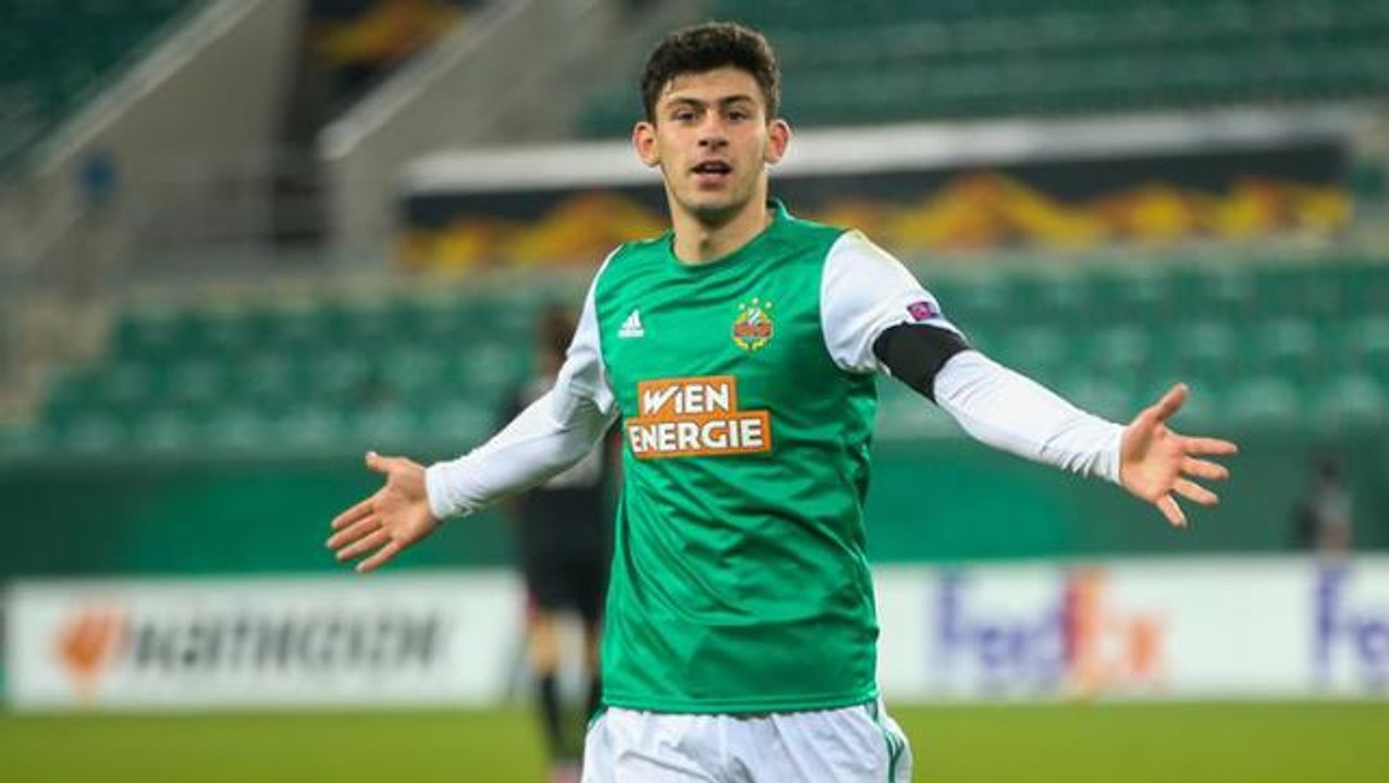 Rapid Wien forması giyen Yusuf Demir için Barcelona harekete geçti
