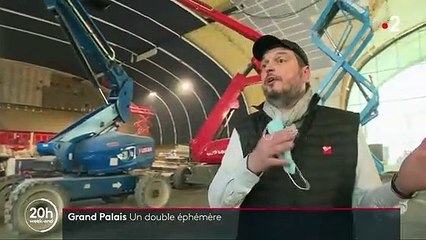 Grand Palais : pendant les travaux, un bâtiment éphémère voit le jour