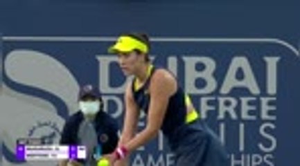 Dubaï - Muguruza s'en sort face à Mertens