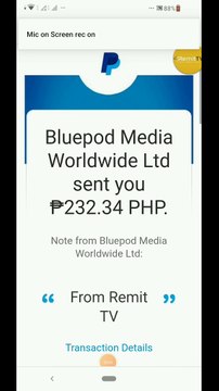 first payout @remittv part 2 finally dumating na