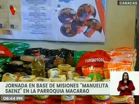 Gobierno Bolivariano realiza jornada de Atención Integral en Base de Misiones Manuelita Sáenz en la parroquia Macarao de Caracas