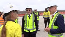 Construction underway to allow planes to land at Western Sydney airport.