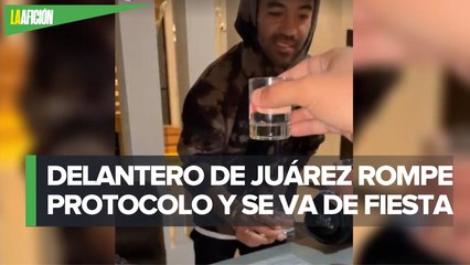 VIDEO_ Fiesta de Marco Fabián le causa sanción por romper el protocolo de la Liga Mx