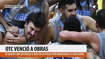 OTC venció a Obras y se quedó con un duelo clave en la pelea por mantener la categoría en la Liga Nacional
