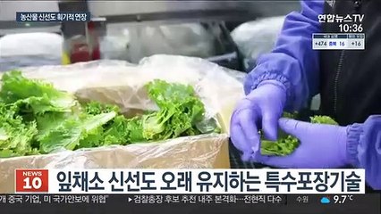 농산물 신선도 유지기술…수출·유통 도우미 역할 '톡톡'