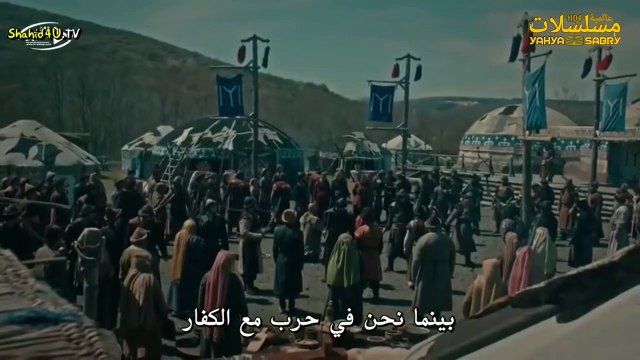 ارطغرل بن سليمان شاه يعاقب السيد اجار وابنته وسط القبيلة في مشهد ممتعFHD