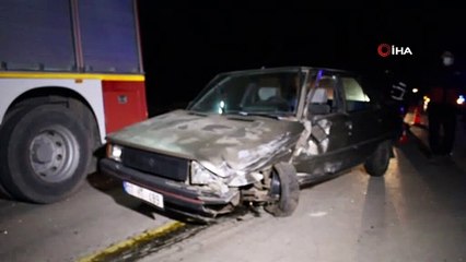 Çan’da trafik kazası: 1 yaralı