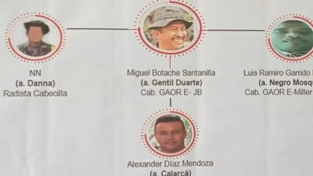 Danna, otra ficha clave de las disidencias que podría haber caído tras operativo contra Gentil Duarte