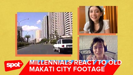 Millennials React to Footage of Makati City From Before They Were Born