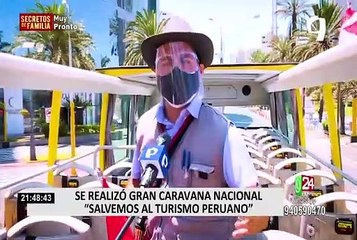 Ciudadanos realizaron gran caravana nacional "Salvemos al turismo peruano"