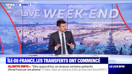 Île-de-France, les transferts ont commencé - 13/03
