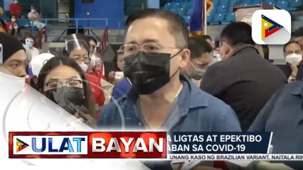 Senator Go, nanindigan na ligtas at epektibo ang mga bakuna laban sa COVID-19