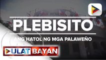 Voters' turnout sa plebisito sa Palawan, pumalo sa 50%-80% ngayong araw