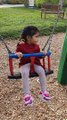 my 2y old daughter enjoying swing.